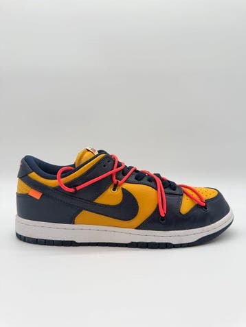 Nike - Nike Dunk Low Off-White University Gold - Sneakers -, Nieuw