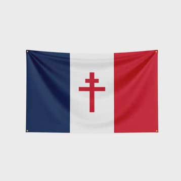 Historische Vlag Vrije Fransen 1940-1944 | Frans Verzet WW2, Verzenden, Nieuw