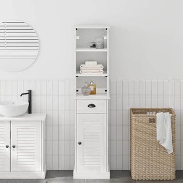 vidaXL Badkamermeubelset VIGO 2 st Wit en Antiek Wit 37 x 34, Verzenden, Nieuw