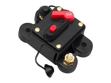 Automatische zekering - 80A - 12 tot 48 Volt, Auto-onderdelen, Ophalen of Verzenden, Nieuw
