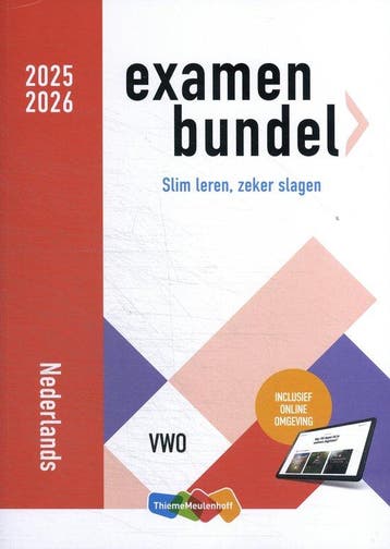 9789006993479 Examenbundel Nederlands vwo 2025/2026, Boeken, Schoolboeken, Verzenden, Zo goed als nieuw