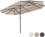 2dekans | LifeGoods Dubbele Parasol - 270x460cm - tot 15, Ophalen of Verzenden, Zo goed als nieuw