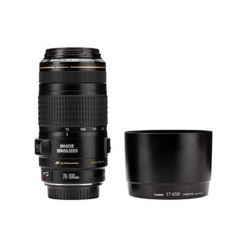 Canon EF 70-300mm f/4-5.6 IS USM met garantie, Ophalen of Verzenden, Gebruikt