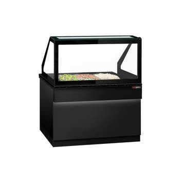GGM Gastro | Saladette TORONTO - 1250mm - Zwarte voorkant -, Verzenden, Nieuw in verpakking