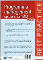 Programmamanagement op basis van MSP 9789087531416, Boeken, Verzenden, Gelezen, B. Hedeman