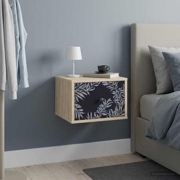 vidaXL Wandkastje DOKKUM Sonoma Eiken 36 x 33 x 25 cm, Minder dan 45 cm, Verzenden, Nieuw, Minder dan 55 cm