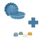 SET Zand- en Water Schelp Pastel Blauw , en zandvormen, Ophalen of Verzenden, Nieuw