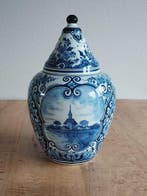 Oud Delft, Nijmegen - dekselvaas - Keramiek, Antiek en Kunst