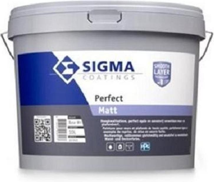 Sigma Perfect Matt - 10 liter - Wit, Doe-het-zelf en Verbouw, Verf, Beits en Lak, Nieuw, Verzenden