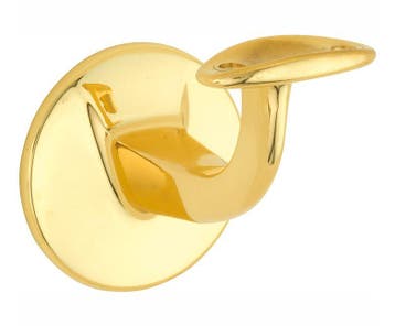 Leuninghouder Elegant hol M8 messing ongelakt, Verzenden, Nieuw