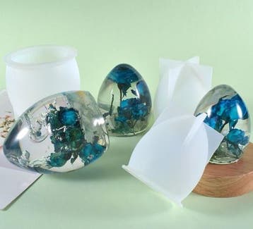 Siliconenmal eivorm l epoxy resin zeep kaarsen 70 mm per, Ophalen of Verzenden, Nieuw