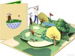 Wenskaart Golf - Golfclub Hole in One pop-up kaart, Verzenden, Nieuw