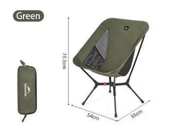 Ultralichte Campingstoel Opvouwbaar Aluminium 200 kg Compact, Verzenden, Nieuw