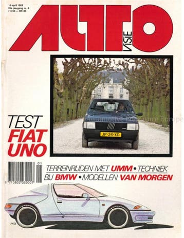 1983 AUTOVISIE MAGAZINE 08 NEDERLANDS, Nieuw, Author