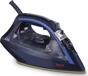 Tefal Virtuo FV 1713 - Stoomstrijkijzer - Blauw •, Verzenden, Zo goed als nieuw