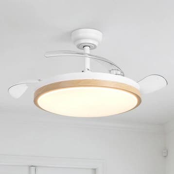 Plafondventilator met verlichting - Plafondlamp met ventilat, Witgoed en Apparatuur, Verzenden, Zo goed als nieuw