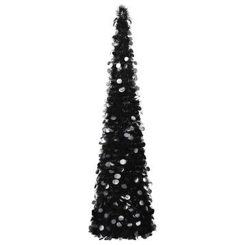 vidaXL Kunstkerstbomen PET Black, Diversen, Verzenden, Nieuw