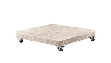 Platinum Venezia round edge 90kg Beige polished Graniet -, Nieuw