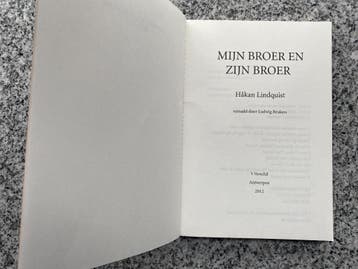 Mijn broer en zijn broer (Hakan Lindquist), Gelezen, Europa overig, Verzenden, Hakan Lindquist