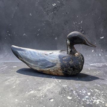 Spain - 1920’s- Palm wood - Lokeend - Antique Duck Decoy -, Antiek en Kunst