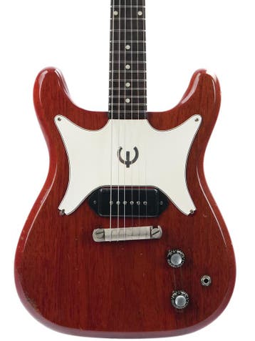 Epiphone Coronet Cherry 1962 (Instrument,Electric Guitars), Ophalen of Verzenden, Gebruikt, Solid body, Epiphone