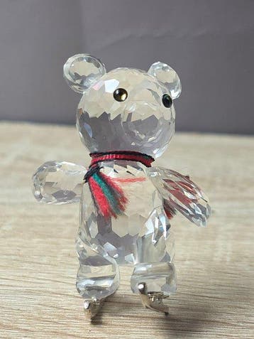 Swarovski - Beeldje - Kris bear on skates - 193011 - Box +