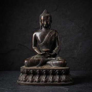 Amitabha Boeddha - Brons - China (Zonder minimumprijs), Antiek en Kunst