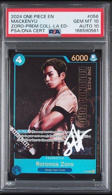 Bandai - 1 Graded card - One Piece - PSA 10 GEM MINT 10 AUTO, Nieuw