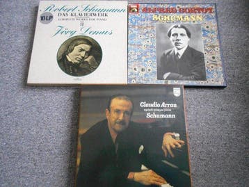 Alfred Cortot - 3 Boxsets : Schumann, Cortot, Demus Arrau,, Nieuw in verpakking