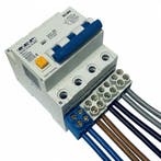 Sep aftakblok pin 1 fase 2x16mm² grijs, Ophalen of Verzenden, Nieuw