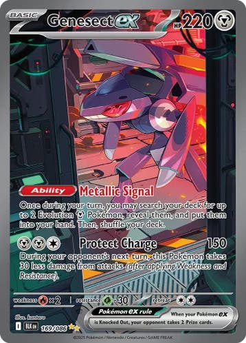 Genesect EX 169/086 Black Bolt, Ophalen of Verzenden, Nieuw, Losse kaart, Foil