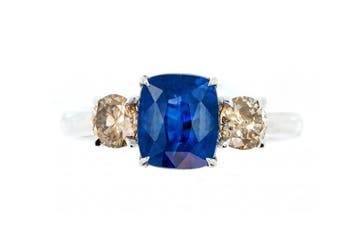Zonder minimumprijs - Ring - 14 karaat Witgoud - 2.82ct. tw., Nieuw