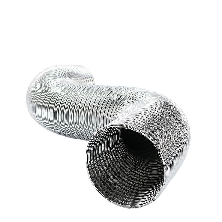 Semi-flexibele slang aluminium Ø 80mm - lengte 2 meter, Doe-het-zelf en Verbouw, Ventilatie en Afzuiging, Nieuw, Verzenden