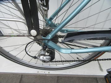 Jan Janssen Trans Alpine lage opstap vakantiefiets, v4454, 28 inch, Velgrem, Meer dan 20 versnellingen, Ophalen