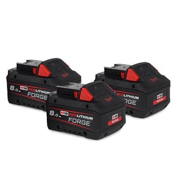 3-Pack Milwaukee M18 FB8 Forge / 4932492131, origineel, Verzenden, Nieuw