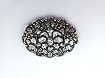 Zonder minimumprijs - Broche Zilver - Djokja, Ned. Indië