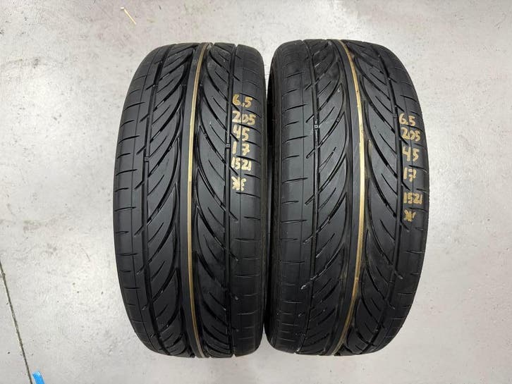 205/45/17 Hankook 6.5MM ZOMERBANDEN, Auto-onderdelen, Banden en Velgen, 17 inch, Zomerbanden, 205 mm, Personenwagen, Gebruikt