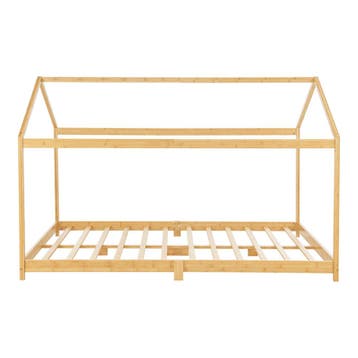 [neu.haus] Kinderbed Vindafjord huisbed met matras bamboe 14, Verzenden, Nieuw