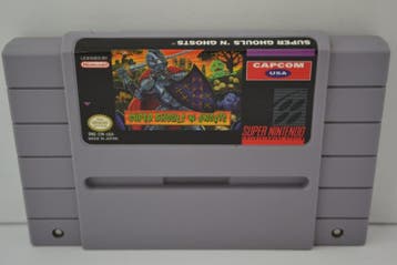 Super Ghoulsn Ghosts (SNES USA), Verzenden, Zo goed als nieuw