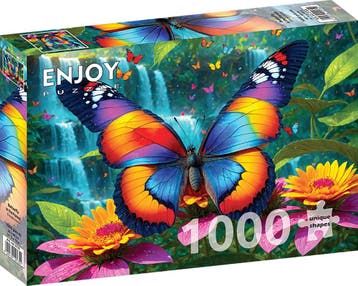 Butterfly in the Forest Puzzel (1000 stukjes) | Enjoy Puzzle, Verzenden, Nieuw