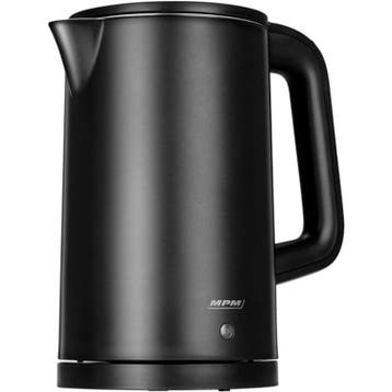 MPM cordless kettle MCZ-105, black, 1.7l, Verzenden, Zo goed als nieuw