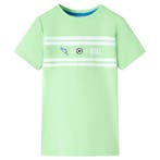vidaXL Kindershirt 128 neongroen, Verzenden, Nieuw