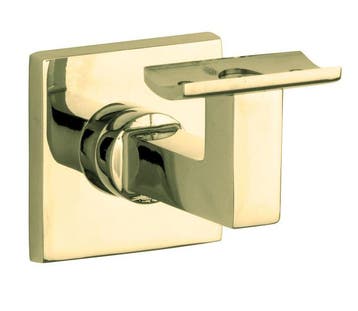 Leuninghouder Bauhaus M10 hol messing gelakt, Verzenden, Nieuw