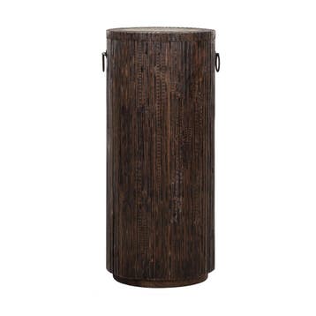 *WOONWINKEL* Must Living Stripe Ronde Plantenzuil Donker Hou, Huis en Inrichting, Woonaccessoires | Zuilen en Pilaren, Verzenden