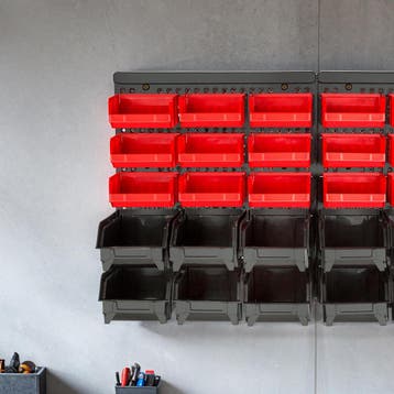 Stapelboxen wandrek 31 vakken - Set van 2, Verzenden, Nieuw