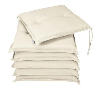 Zitkussens Boston 6 stuks Crème 43x39x5cm (Stoelen), Verzenden, Nieuw