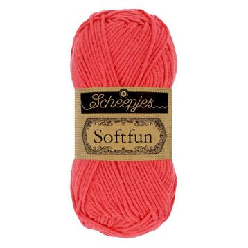 Scheepjes Softfun 50g - 2607 Coral, Verzenden, Nieuw