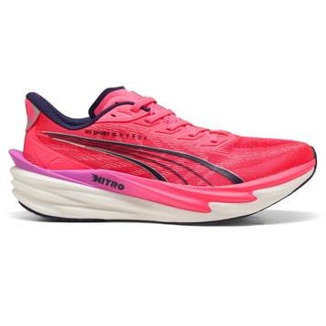 Puma Deviate NITRO 4 HYROX Hardloopschoenen Heren Roze/Rood, Ophalen of Verzenden, Nieuw