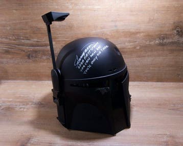 Star Wars - - Film rekwisiet Boba Fett Arena-helm – Canon, Nieuw