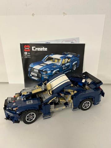 Pangu Create PG-14001 Mustang GT500 Sports Car (1393 Pcs) -, Nieuw